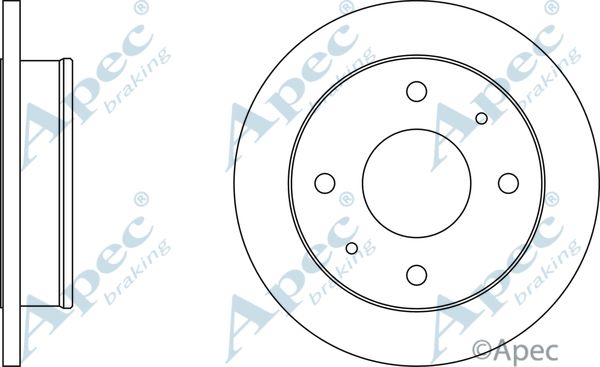 APEC BRAKING Bremžu diski DSK2171